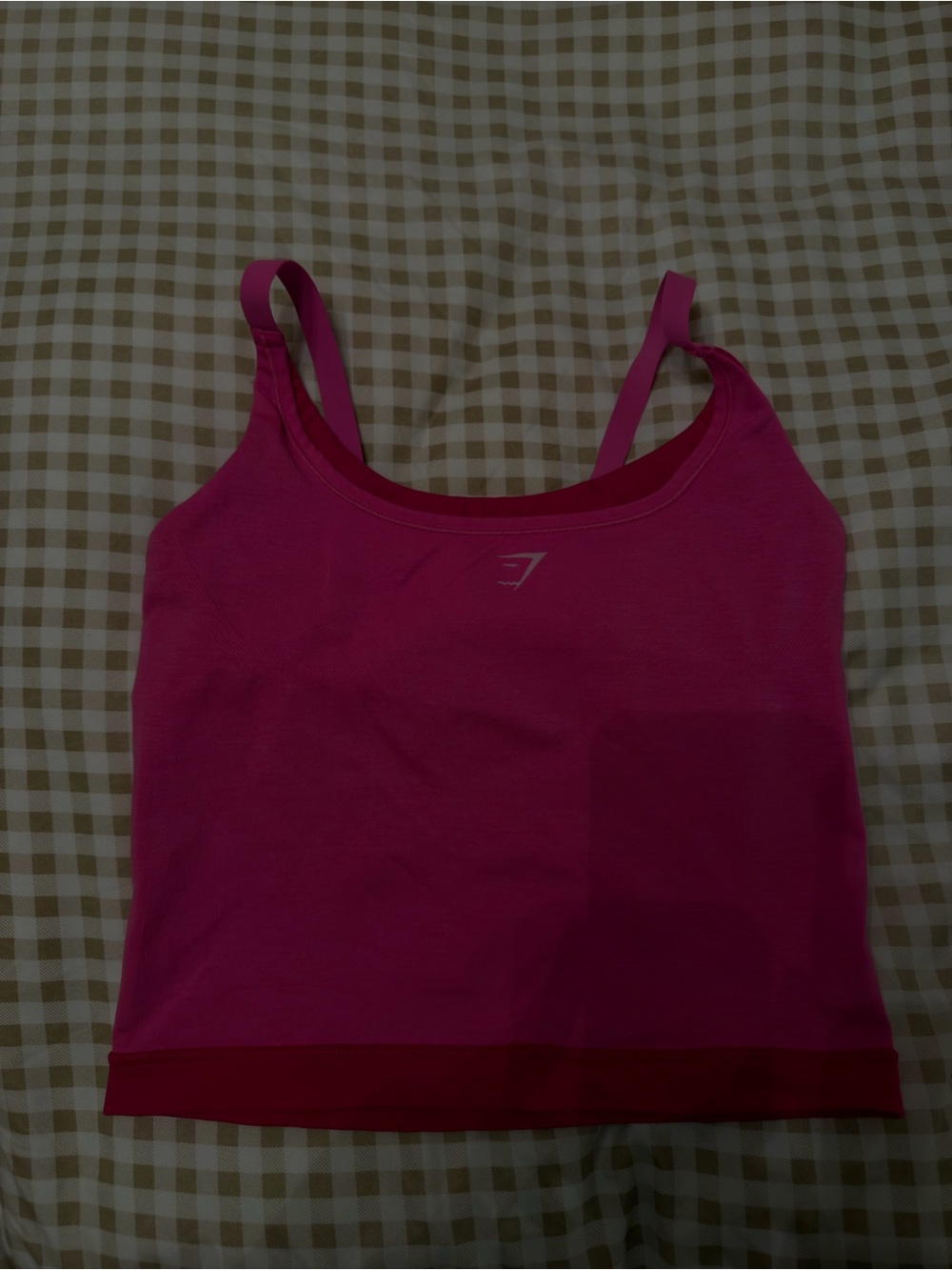 Gymshark interval seamless Midi tank electric pink/ Super-Set Pink